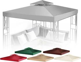 Flexzion 810043288545 Gazebo Cover Replacement Canopy Top 8x8 Ft 2.4m X - Double Tier