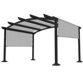Hpc16e1012lgy Floraleaf 10ft 12ft Pergola Shade Cover Universal Replacement Canopy For Outdoor Patio Po