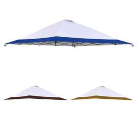 Fokocy 724990857948 13x13 Canopy Replacement Top Cover Single Tier Waterproof Silver Coated Canop