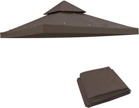 Fre003-cho Foraleben Upgraded 10ftx10ft Replacement Canopy Top Cover Only For Gazebo Tent Double Ti