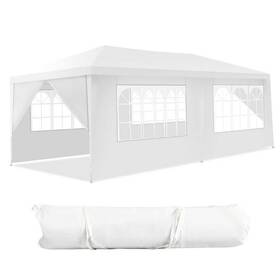 Cwt-26ct1020wh Forclover Canopy Tents 10ft X 20ft 6 White Sidewalls Polyethylene With Carry Bag