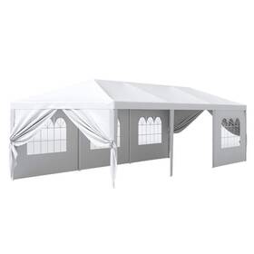 8-removable Foredawn Cnp0083 Canopy Tent 120 Inch X360 X102 White With Sidewalls Heavy Duty