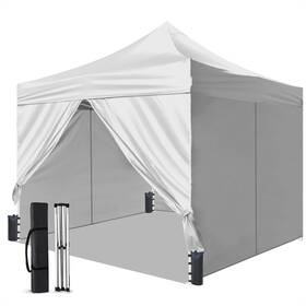 Foristrail 975964944285 Pop Up Canopy Tent Instant Shelter Portable Outdoor Sun Shade Off-white 10