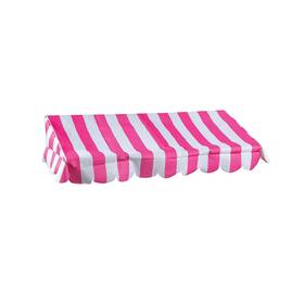 13957162 Fun Express Pink And White Striped Tabletop Tent 42 Inch X 51 1/2 Multicolor