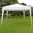 G209-white Strong Camel 10 X13 Ez Pop Up Wedding Party Tent Folding Gazebo Beach Camping Canopy W Sides 0008568795352