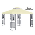 G246-ecru Strong Camel 10x10ft Gazebo 612592521513