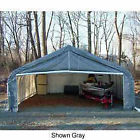 Ga222412htn Rhino Portable Two Car Garage Tan Peak Lot Of
