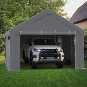 Gaomon 198290132263 Carport Heavy Duty 13x20ft Portable Upgraded Garage With 2 Doors And 4 Ventila