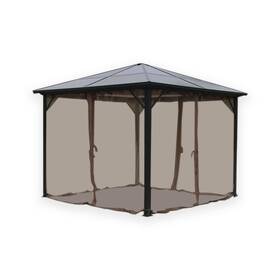 10ftx1 Garden Lucky 723649438743 Replacement Gazebo Mosquito Netting 4 Panels For Patio Backyard