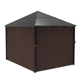 Garden Lucky 723649439665 10ftx13ft Replacement Gazebo Curtains 4 Panels Sidewalls For Patio