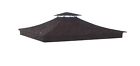 Garden Treasures Brown Replacement Canopy Top Only Patio Gazebo Outdoor 814870021313