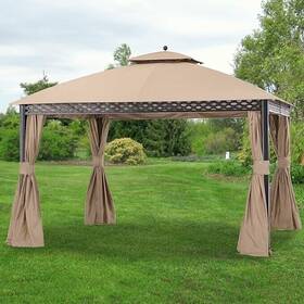 L-gz399pal-1b-rq-spring Garden Winds L-gz399pal-1b Replacement Bj Canopy Set Color Khaki Part