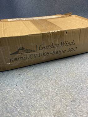 Lcm1085 Garden Winds Replacement Canopy For South Hampton Gazebo - Beige 30/3