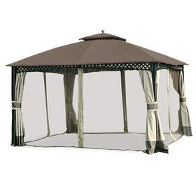 Lcm1202n-rs Garden Winds Canopy For The Windsor Gazebo - Riplock 350 Nutmeg