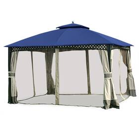 Lcm1202tn-rs Garden Winds Canopy For The Windsor Gazebo - Riplock 350 True Navy Will Only Fit Model