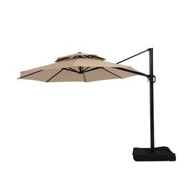 Lcm1394b-rs Garden Winds Replacement Canopy Top Cover For The Lowe S Offset Yjaf-819r Umbrella - Beige