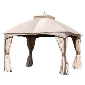 Lcm1464bcn-rs Garden Winds Riplock 350 Replacement Canopy Top And Side Mosquito Netting Set In