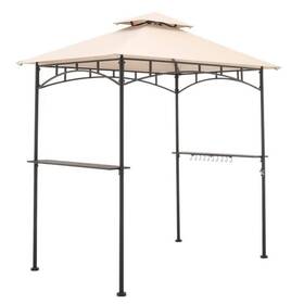 Lcm1465b Garden Winds Replacement Canopy 8ftx5ft Outdoor Pergola/gazebo Accessory Beige