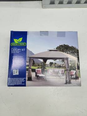 Lcm1555b-rs Garden Winds Replacement Canopy Top Cover Compatible With The Wilson And Fisher