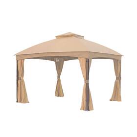 Lcm1573b-rs Garden Winds Canopy Top Cover Compatible With The Brown Frame Gazebo Tpgaz2303b - Riplock 350