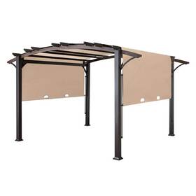 Lcm1628b-rs Garden Winds Replacement Canopy Fabric For Orchard Park Pergola Riplock Beige