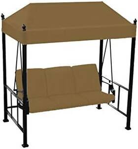 Lcm635brown Garden Winds Canopy Top Cover For The Pacifica/canyon Creek Swing Standard 350