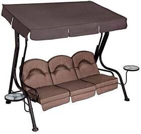 8329948-74 Garden Winds Lcm719br Replacement Canopy Top Cover For Deluxe 3-person Model Inch X 46