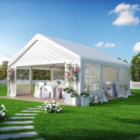 Gartoo E-yhpt2366-g019 20ft X Heavy Duty Party Tent Outdoor Wedding Gazebo Event Shelter