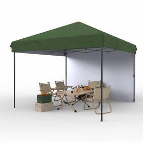 Garvee 198290634859 10x10ft Instant Pop Up Canopy Green Portable Outdoor Gazebo Sidewall Stakes Ropes