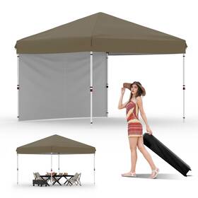 Garvee 199414209410 10x10 Pop Up Canopy Tent Outdoor One-person Set Heavy Duty Commerci