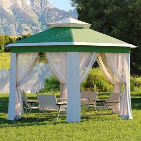 Garvee 199414400749 Pop Up Gazebo Screen Tent Hexagonal Instant 13x13ft