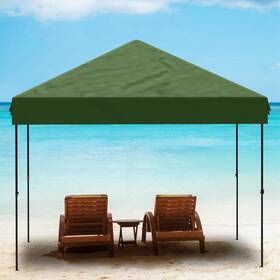 Garvee 629831934911 10ftx10ft Green Pop Up Canopy Tent Shelter With Adjustable Height Folding And Portable