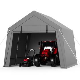 Mrnnc5ux29 Garvee 10 Ft X15 Outdoor Portable Storage Shed Waterproof And Uv-resistant Garage
