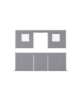1020-1320-180g Garveelife 967722078806 2pcs Carport Sidewall Heavy Duty Garage Canopy Car Shelter Sid