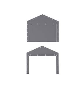 Bbaqlz5oepu3zqdneemlbwdv8nck Garveelife Garveeife 2pcs Portable10ft X20ft Carport Replacement 210g Heavy Duty Car Gray
