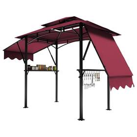 Gfzr22zxgqrftwkzk7zc5g39 Garveelife 8ftx 5ft Grill Gazebo Canopy Outdoor Bbq Patio Tent