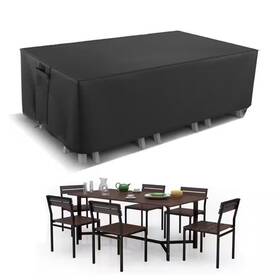 Gasadar 445023939976 Waterproof Heavy-duty 103 Inch L X 75 W 28 H Black Rectangular Outdoor