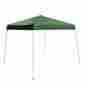 Gaz8-10x8-10g Aleko 8x8 Iron Foldable Gazebo Canopy For Outdoor Events Picnic Party Green