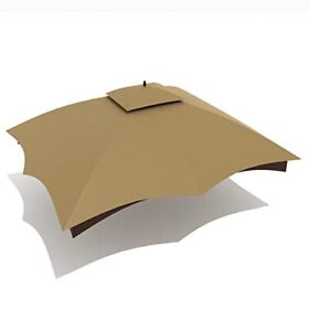 Gazebo Replacement Canopy Top Cover Wonwon 10x12 Double Tiered Roof