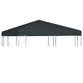44781 Gazebo Top Cover 1 Oz Ft 9.8footx9.8foot Gray