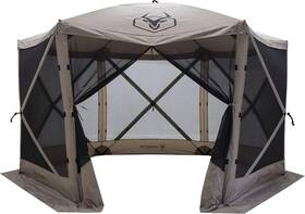 12642045165 Gazelle Tents G6 6-sided Portable Gazebo Easy Pop-up Hub Screen Tent 8-person