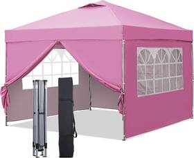 Gdy 313103353301 10x10ft Pop Up Canopy Tent With Sidewalls Outdoor Beach Easy