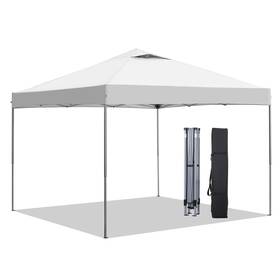 Gdy-ob-gz043wh-nosand Gdy 10ftx10ft Pop Up Canopy Tent Portable Gazebo Easy Outdoor For Event