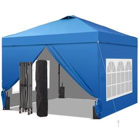 Gdyevo Ob-gz068bl 10x10 Pop Easy Set Up Camping Canopy Tent - Scratch And Dent