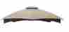 Gf-12s004bto Allen Roth Beige Sun Shade Garden Yard Outdoor Replacement Canopy Top