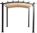 Gfm00469a Hampton Bay Steel And Aluminum Arched Pergola With 0848681042359