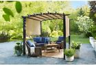 Gfm00471a Hampton Bay Steel And Aluminum Arched Pergola With 0848681061183