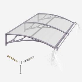 Ck-01-09 Ggnebai Awning For Door Entrance With Drainage Sink 32x60 Inch Awnings Doors Wind