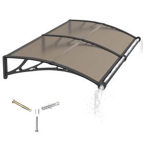 Ck-01-32x80-bd Ggnebai Awning For Door Entrance With Drainage Sink 32x80 Inch Awnings Doors Wind