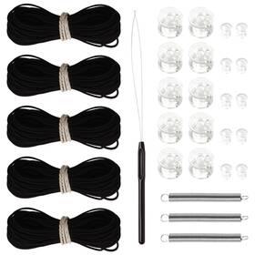 Ggte 715030022532 Rv Pleated Shade Repair Kit With Wire Restring Tool Camper Window Shades Bli